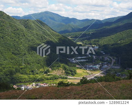 View from Takeda Castle Ruins View from Takeda Castle Ruins 128981224