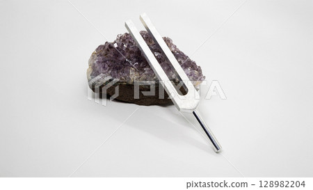 Amethyst Cluster and Crystal Tuner Amethyst Cluster and Crystal Tuner 128982204