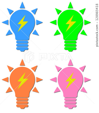 Illustration of an environmentally friendly household LED light bulb that saves energy and saves money Illustration of an environmentally friendly household LED light bulb that saves energy and saves money 128983418