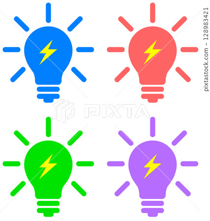 Illustration of an environmentally friendly household LED light bulb that saves energy and saves money Illustration of an environmentally friendly household LED light bulb that saves energy and saves money 128983421