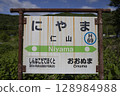 函館幹線Ninyama車站 128984988