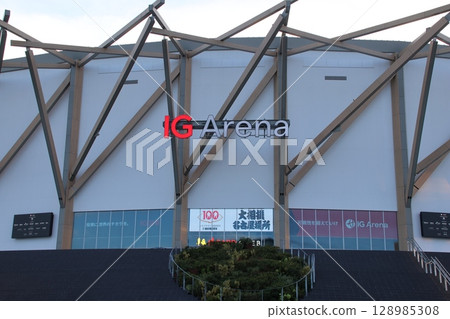大相撲錦標賽期間的晚上 IG Arena 大相撲錦標賽期間的晚上 IG Arena 128985308