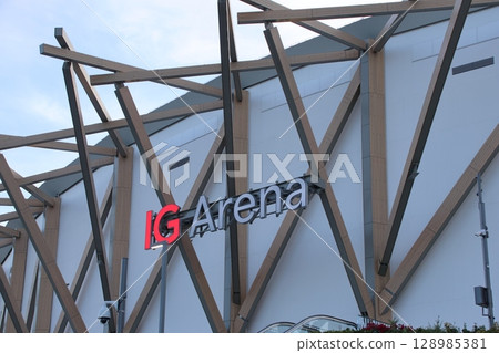 大相撲錦標賽期間的晚上 IG Arena 大相撲錦標賽期間的晚上 IG Arena 128985381