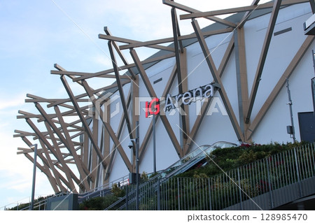 大相撲錦標賽期間的晚上 IG Arena 128985470