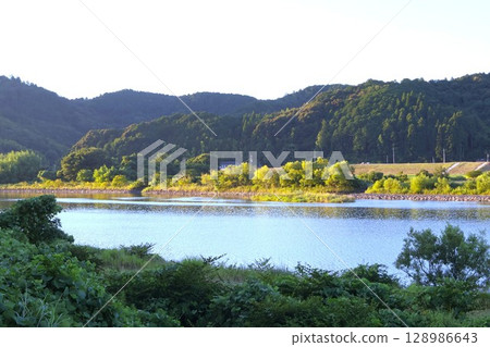 初夏清晨的由良川2 初夏清晨的由良川2 128986643