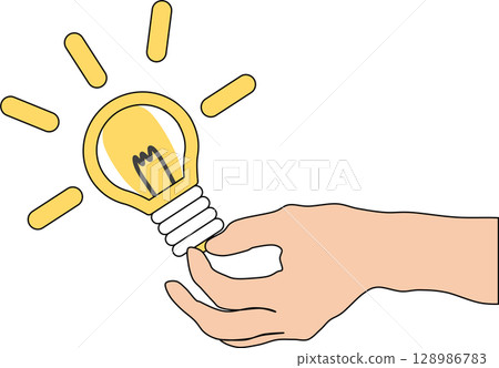 Illustrations that spark ideas 128986783