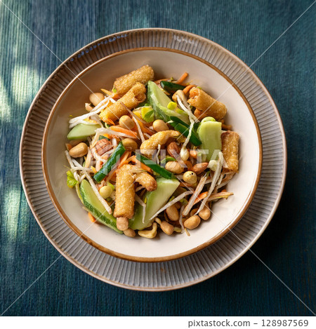 angy Rojak Traditional Fruit Vegetable Salad 128987569