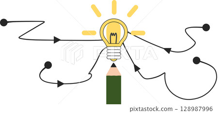Illustrations that spark ideas Illustrations that spark ideas 128987996