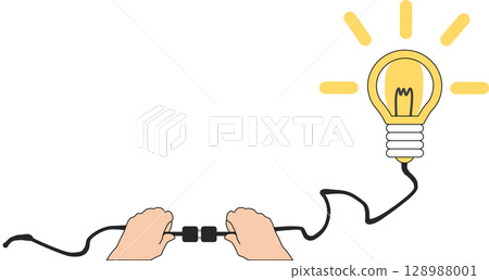 Illustrations that spark ideas 128988001