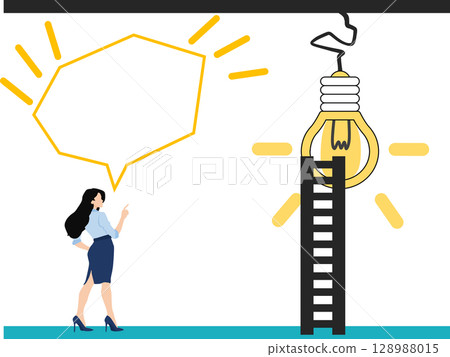 Illustrations that spark ideas 128988015