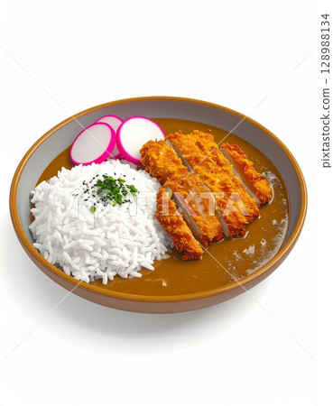 chicken with rice 128988134