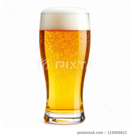 cold glass of beer 128988622