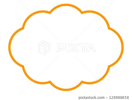 Simple and easy-to-use speech bubble Simple and easy-to-use speech bubble 128988658