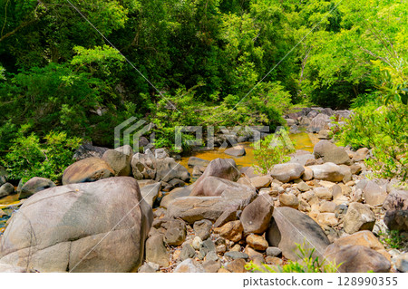 Mountain river. 128990355