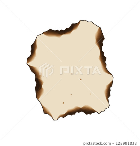 Burnt Paper Hole Vector Illustration with Torn Edges and Shadow Effect Burnt Paper Hole Vector Illustration with Torn Edges and Shadow Effect 128991838