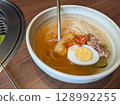 Delicious and refreshing authentic cold noodles from a high-end yakiniku restaurant 128992255