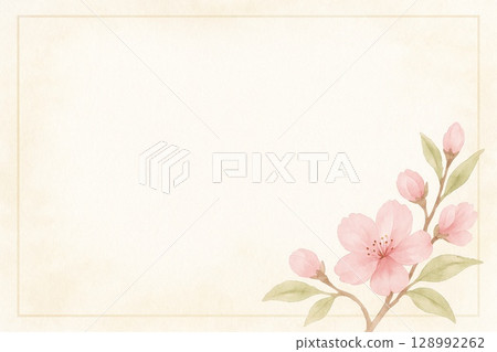 Postcard Peach Blossom 128992262