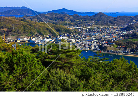[廣島縣]從千光寺公園看到的尾道街景 128996245