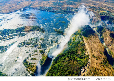Above Victoria Falls 128998480