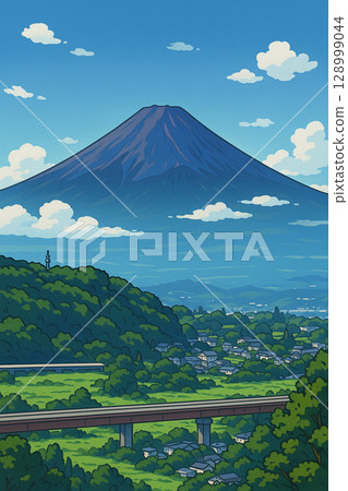 Fuji Illustration 128999044