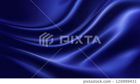 Blue drape 128999431