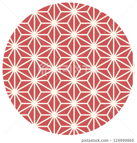 Pattern 4-2 Asanoha Red Pattern 4-2 Asanoha Red 128999868