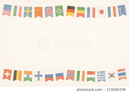 Frame material: International flags 129000396