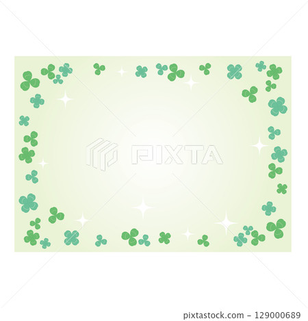 Cute clover background 129000689