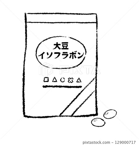 大豆異黃酮補充劑包裝線圖 129000717