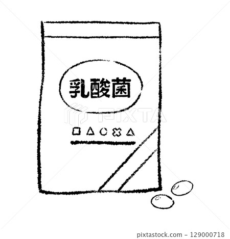 乳酸菌補充劑包裝線圖 乳酸菌補充劑包裝線圖 129000718