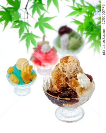 清涼夏日刨冰形象（咖啡冰） 129000776