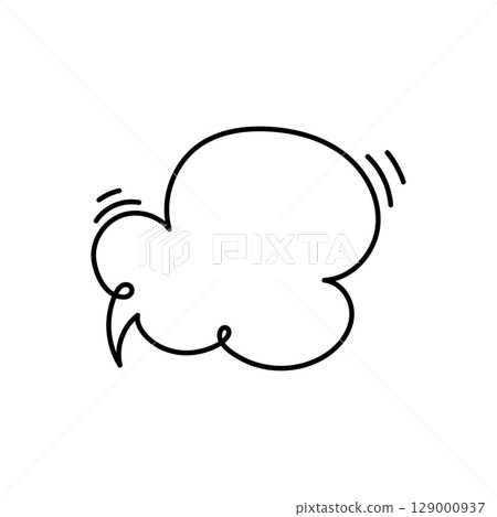 Comic speech bubble 129000937