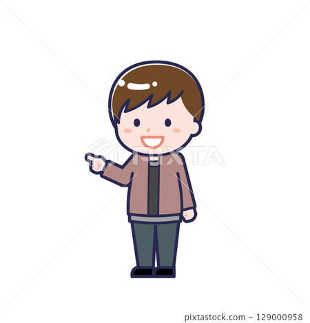 Casual clothes teenager / diagonal / male 16 129000958