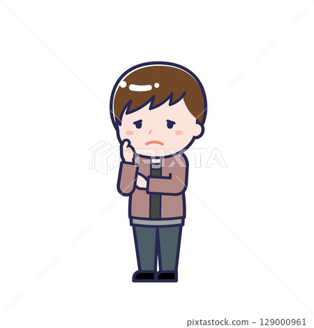 Casual clothes teenager / diagonal / male 19 129000961