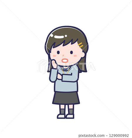 Casual clothes teenager / diagonal / female 20 129000992