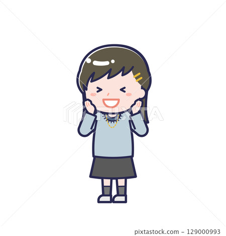 Casual clothes teenager / diagonal / female 21 129000993