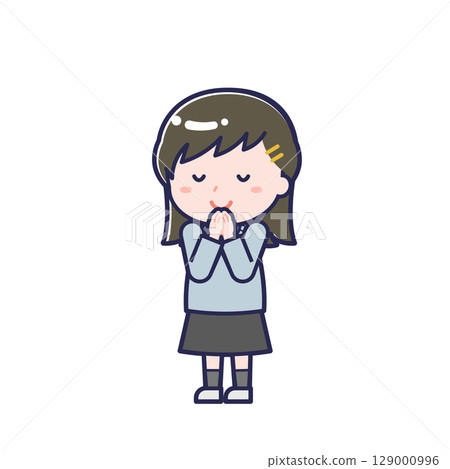 Casual clothes teenager / diagonal / female 24 129000996