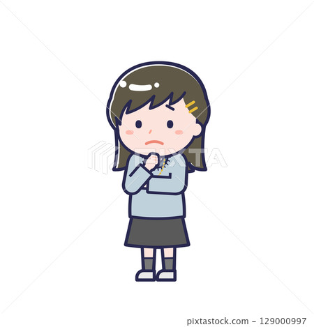 Casual clothes teenager / diagonal / female 25 129000997