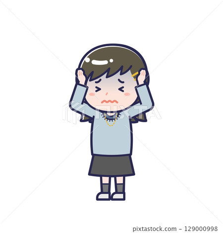 Casual clothes teenager / diagonal / female 26 129000998