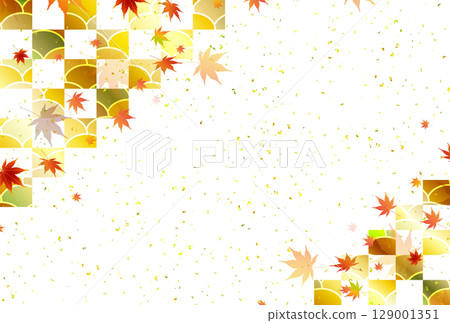 Autumn leaves maple autumn background Autumn leaves maple autumn background 129001351