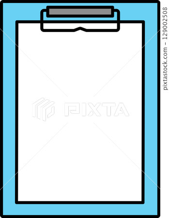 Binder A4 copy paper illustration blue 129002508