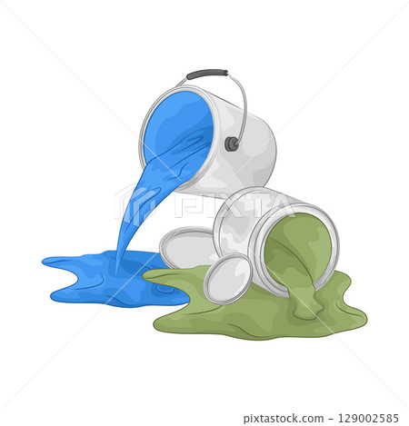 Illustration of Paint Bucket  129002585