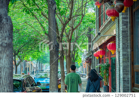 Beijing cityscape, China 129002751