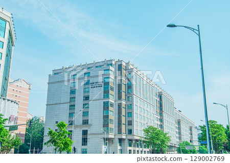 Beijing cityscape, China 129002769