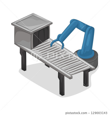 Illustration of Conveyor Illustration of Conveyor 129003143