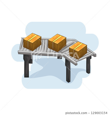 Illustration of Conveyor Illustration of Conveyor 129003154