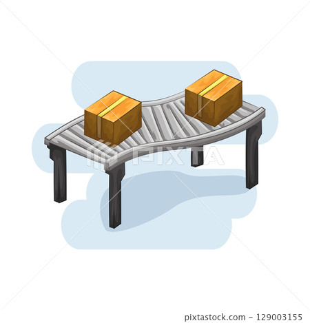 Illustration of Conveyor Illustration of Conveyor 129003155