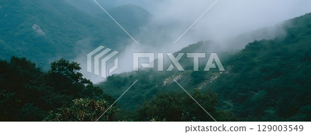 展現自然雄偉壯麗的背景 129003549