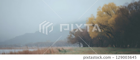 展現自然雄偉壯麗的背景 129003645