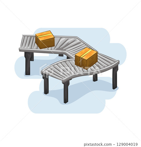 Illustration of Conveyor  129004019